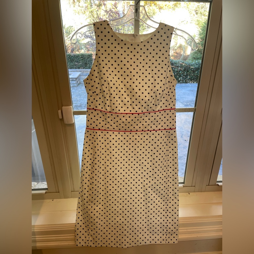 Evan-Picone Polka Dot Dress, Size 6